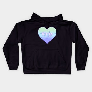 Virgo Constellation Heart Kids Hoodie